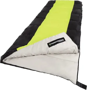 Wakeman Outdoors Sleeping Bag-Lightweight, Carrying Bag with Compression Straps Included-Great for Adults