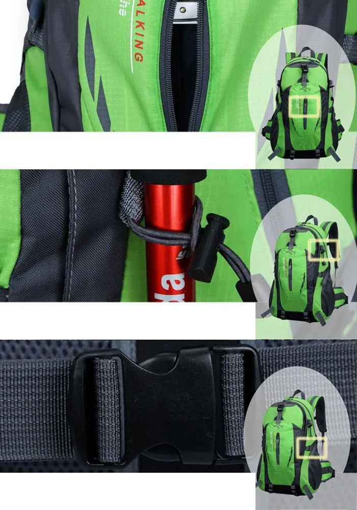 Waterproof 40L Outdoor Sports Mountaineer Hiking Trekking Cycle Camping Backpack Bag