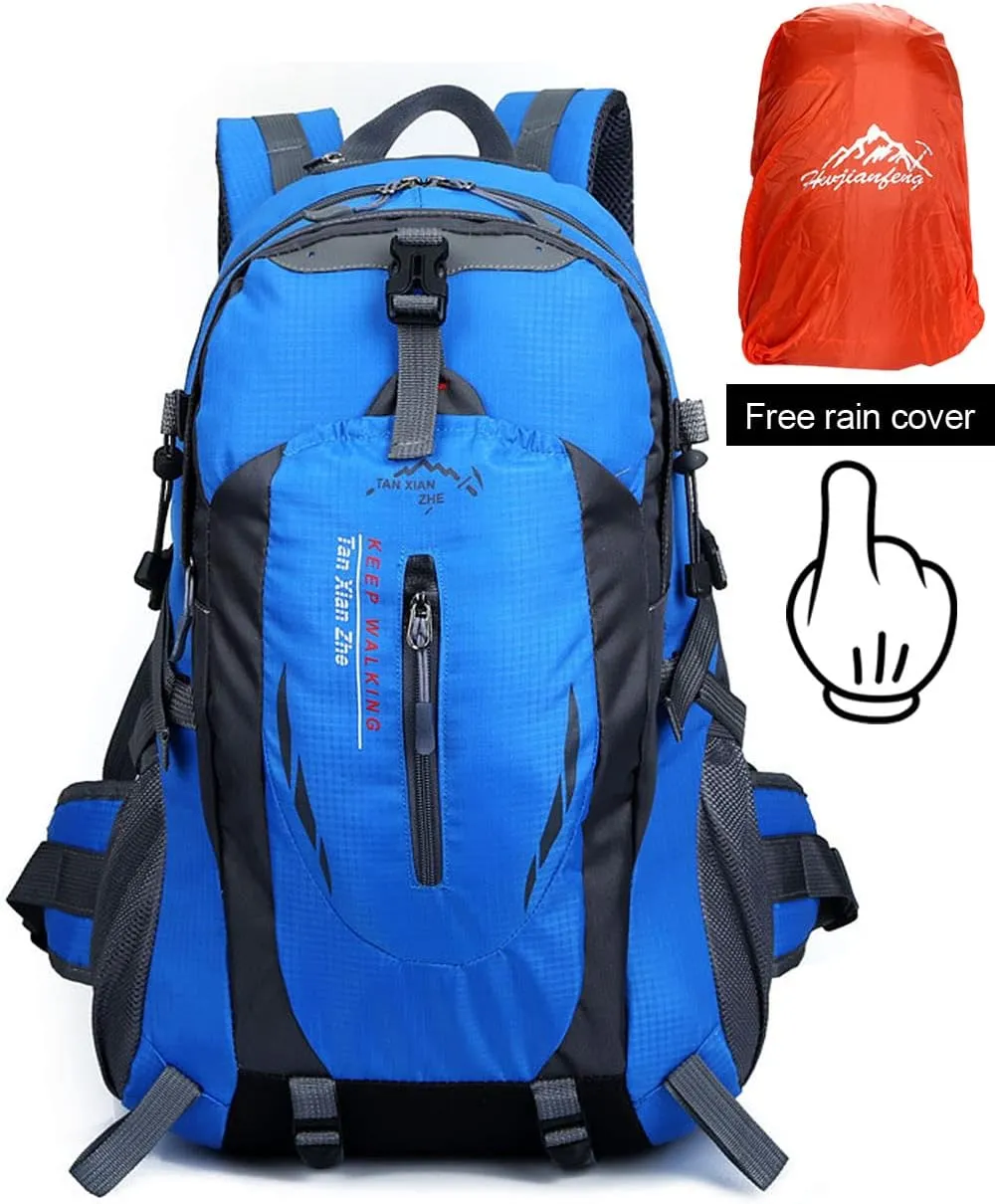 Waterproof 40L Outdoor Sports Mountaineer Hiking Trekking Cycle Camping Backpack Bag