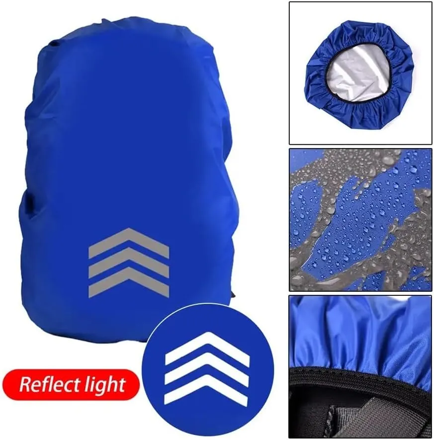 Waterproof Backpack Rain Cover Reflective with Arrow 18-45L Rucksack Cover Upgraded Cross Buckle Hiking Camping Cycling