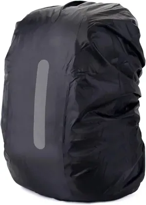 Waterproof Backpack Rain Cover Waterproof Backpack Cover Travel Safety Outdoor Backpack Cover Waterproof Rain Cap Cover for Hiking，Camping(Black,XS(8-17L))