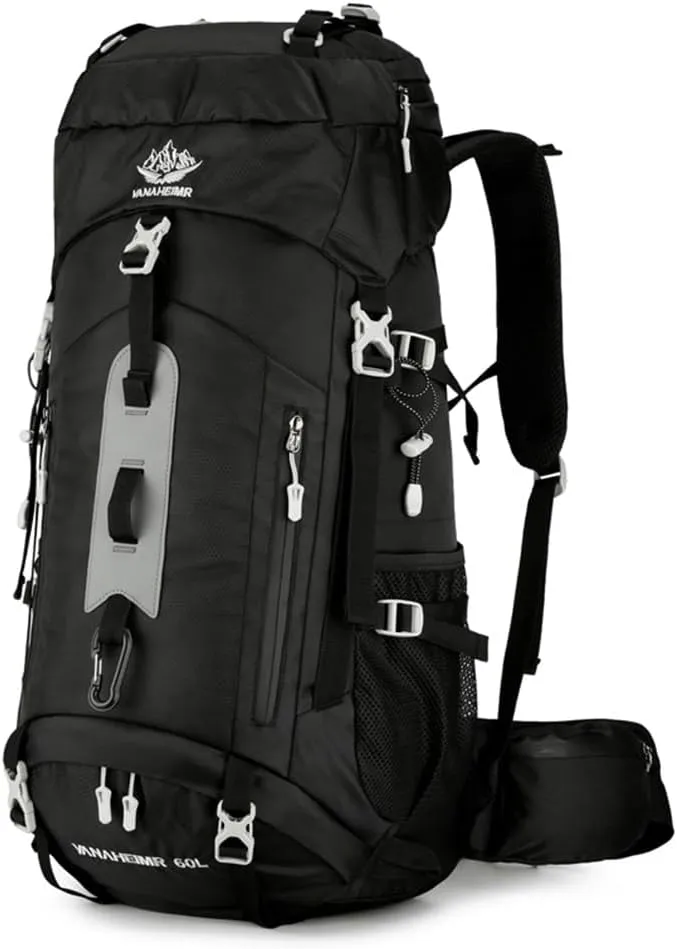 Waterproof Backpacking Mountaineering Backpack 60L Hiking Backpack Large acity Camping Backpack