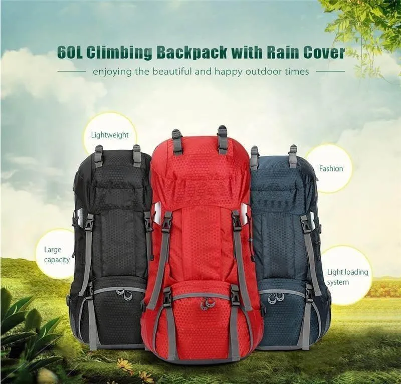Waterproof Hiking Backpack - Large Travel Gear