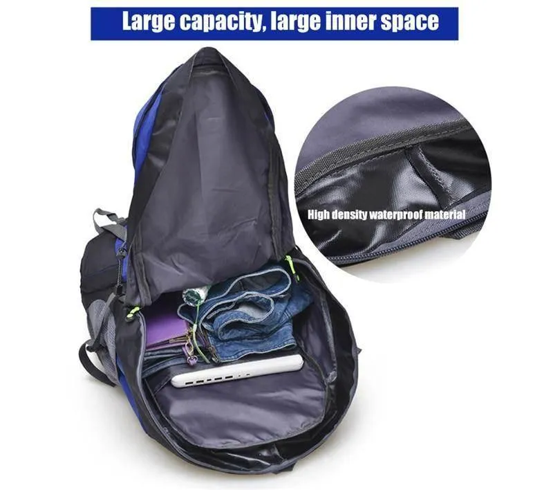 Waterproof Hiking Backpack - Large Travel Gear