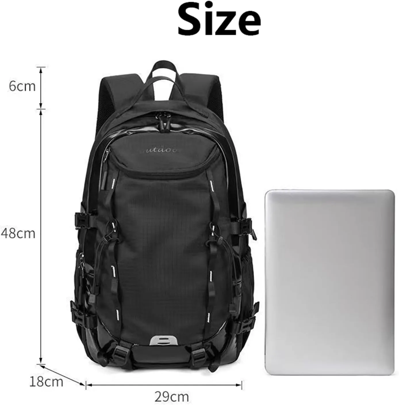 Waterproof Hiking Backpack - Outdoor Sport Daypack with Rain Cover (Blue,40L)