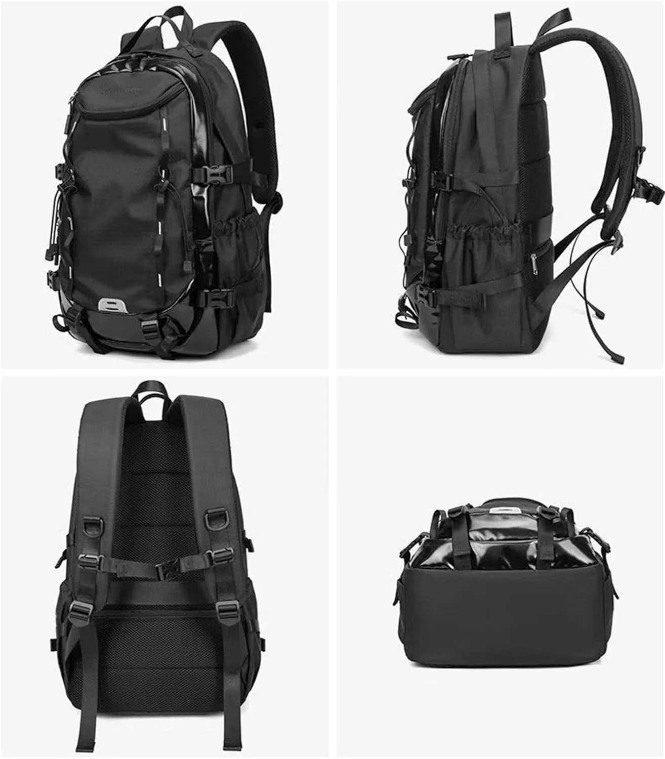 Waterproof Hiking Backpack - Outdoor Sport Daypack with Rain Cover (Blue,40L)