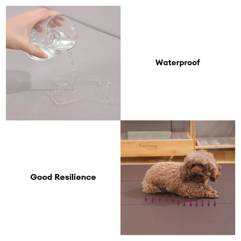 Waterproof PU Leather Multifunctional Orthopedic Foldable Dog Mat