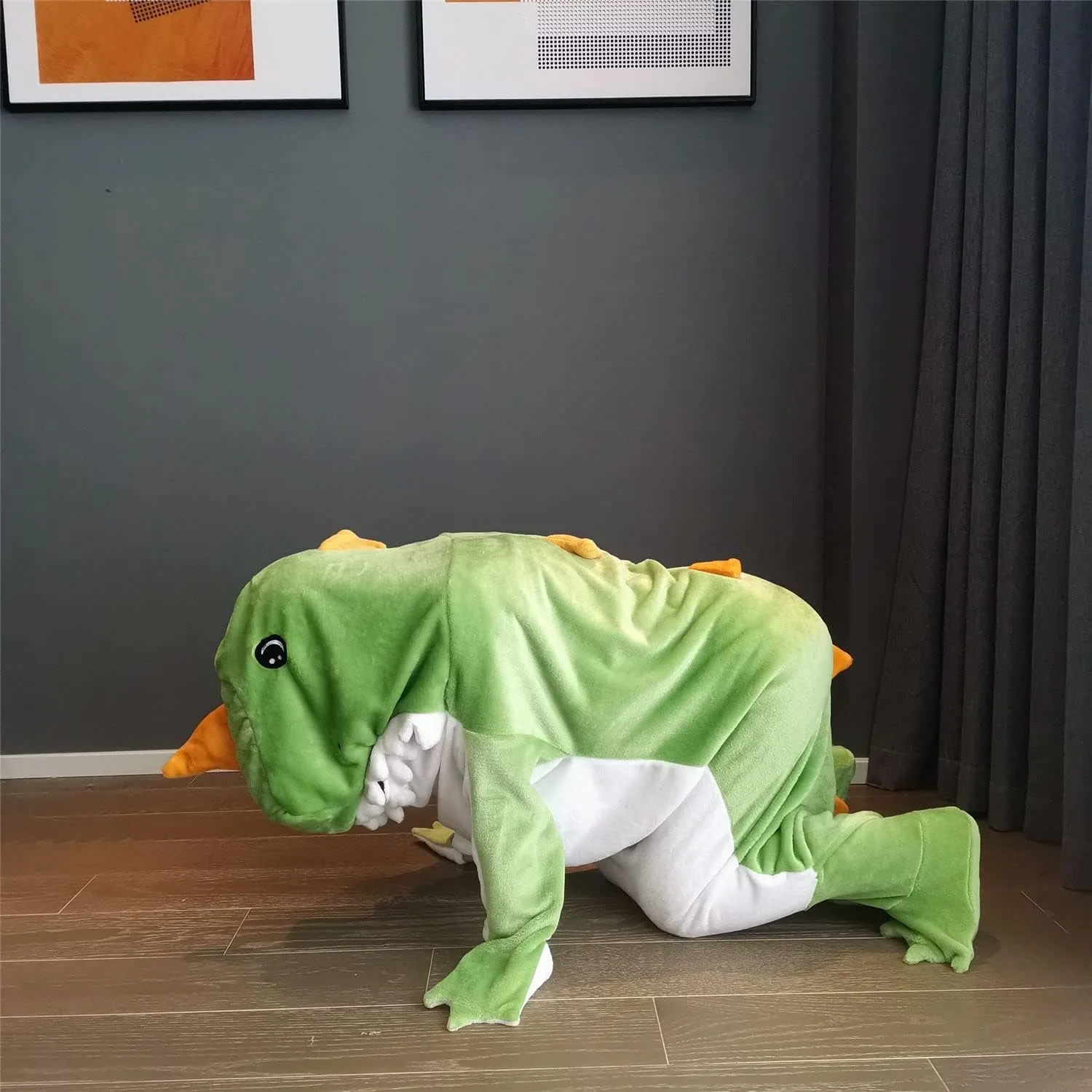 Wearable Dinosaur Blanket Animal Sleeping Bag for Kids - Super Soft Warm Cozy Flannel Fleece - Cosplay Dinosaur Gifts (XS Fit for Height 3'9"-4'3")