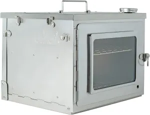 Winnerwell Fastfold Oven | Portable Camp Oven for Wood Burning Stoves and Camp Stoves | Food Grade Stainless Steel | Folds Flat for Compact Storage