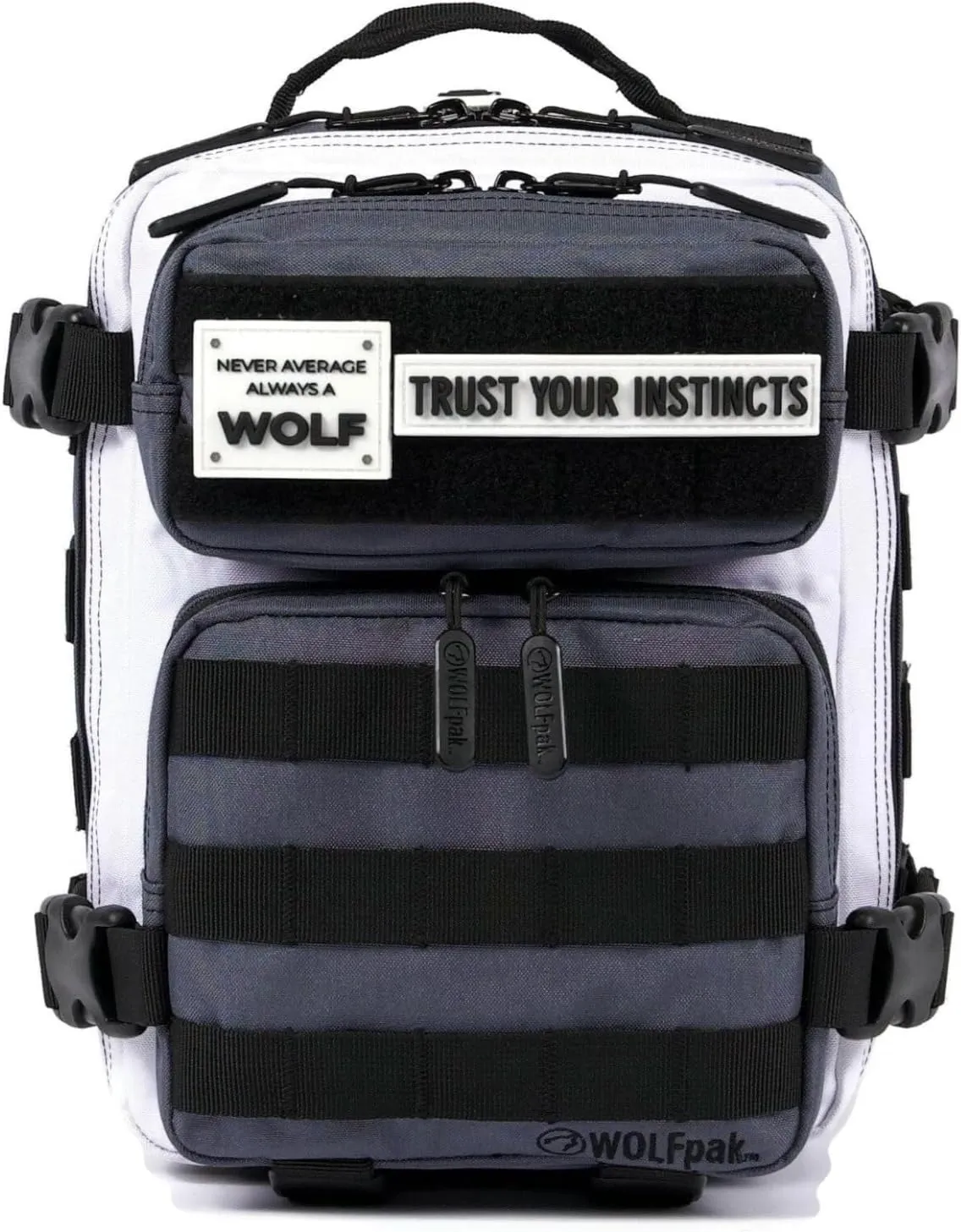 WOLFpak 9L Backpack Mini (Achromatic) – 9L EDC Daypack, Compact & Water-Resistant Bag for Gym, Hiking, Commuting
