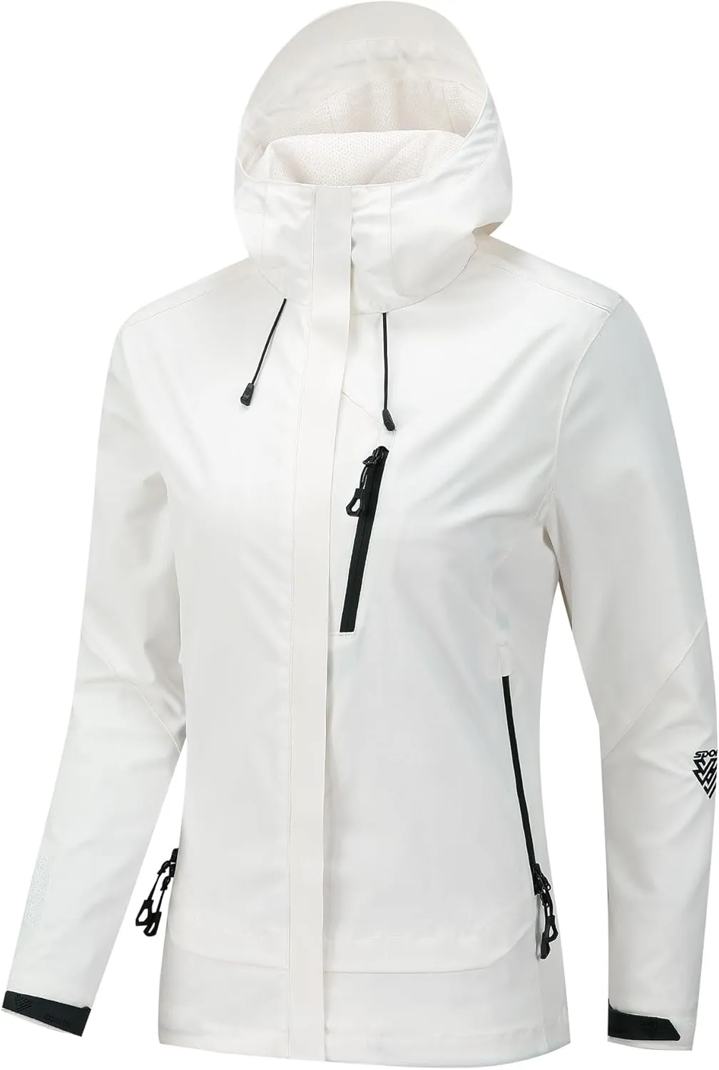 Women's Lightweight Rain Jacket Women's Waterproof Windproof Jacket Women's Hooded Jacket