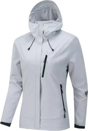 Women's Lightweight Rain Jacket Women's Waterproof Windproof Jacket Women's Hooded Jacket