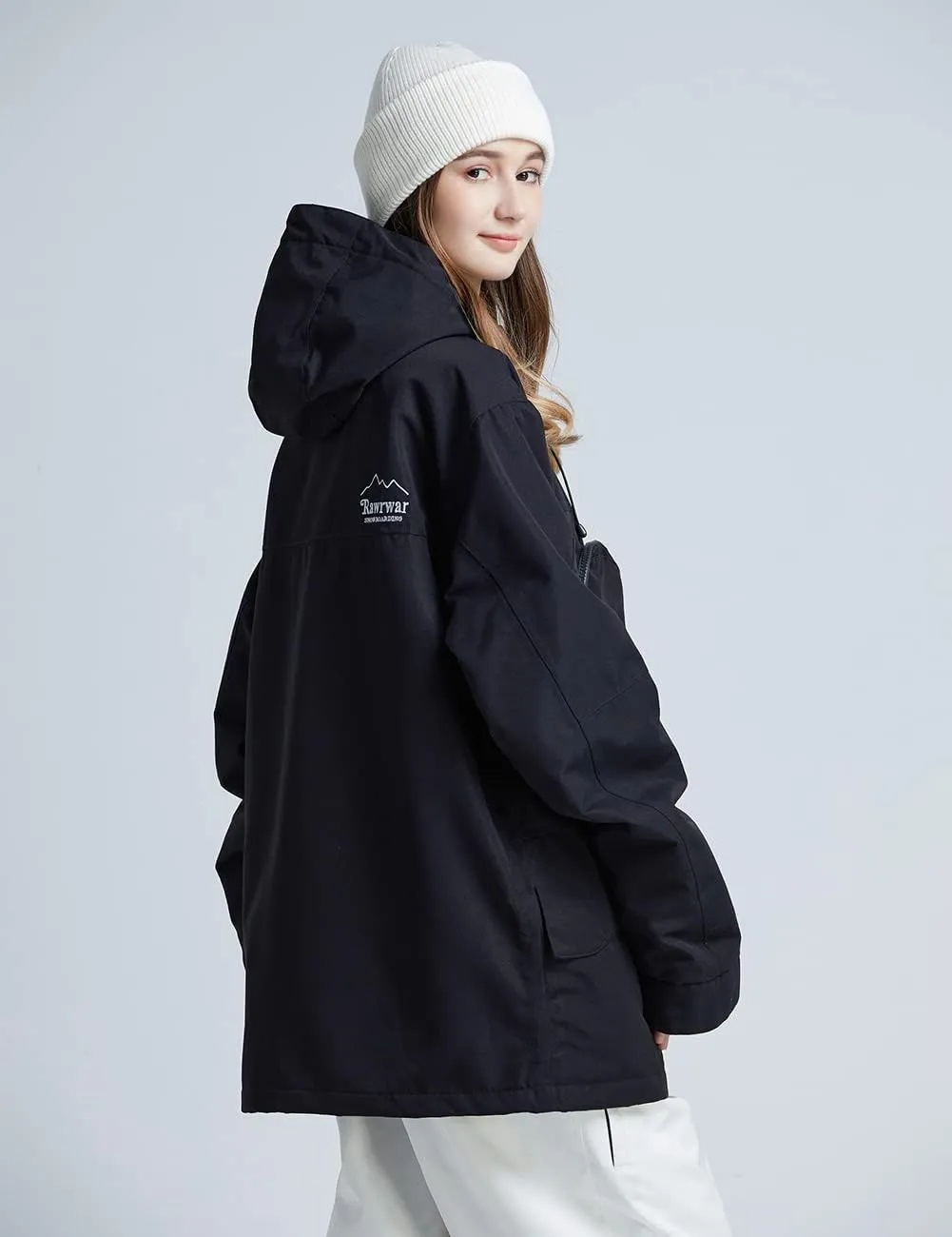 Womens Ski Jacket Waterproof Snow Jackets Winter Windproof Snowboard Jacket Coats with Hood