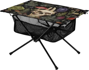 xigua Hand and Mushroom Folding Camping Table,Portable Camp Table with Carry Bag Beach Table Folding Table for Picnic, Camp,Party,Travel269