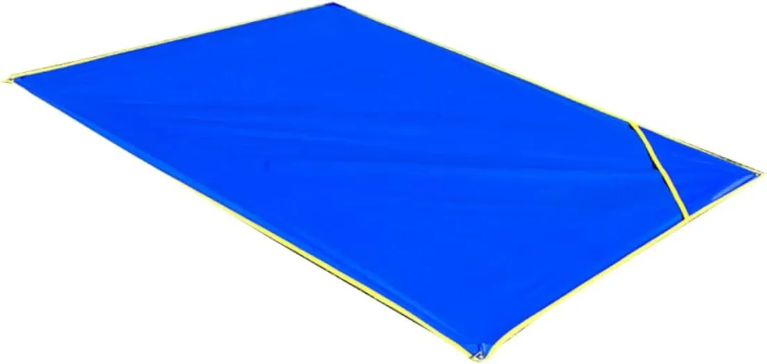 Yardwe 2pcs Portable Camping Tarp Outdoor Blanket for Grass Picnic Rug Oxford Cloth Ground Mat Dark