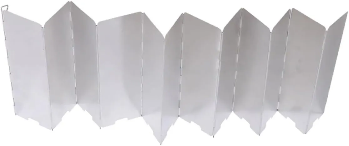 YARNOW Camping Stove Windscreen Portable BBQ Accessory Outdoor Wind Deflector Folding Grill Shield