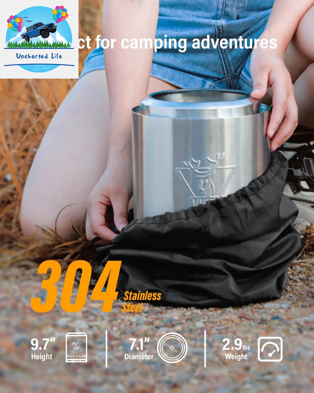 YEFU Tabletop Fire Pit: Portable, Smokeless Outdoor Experience