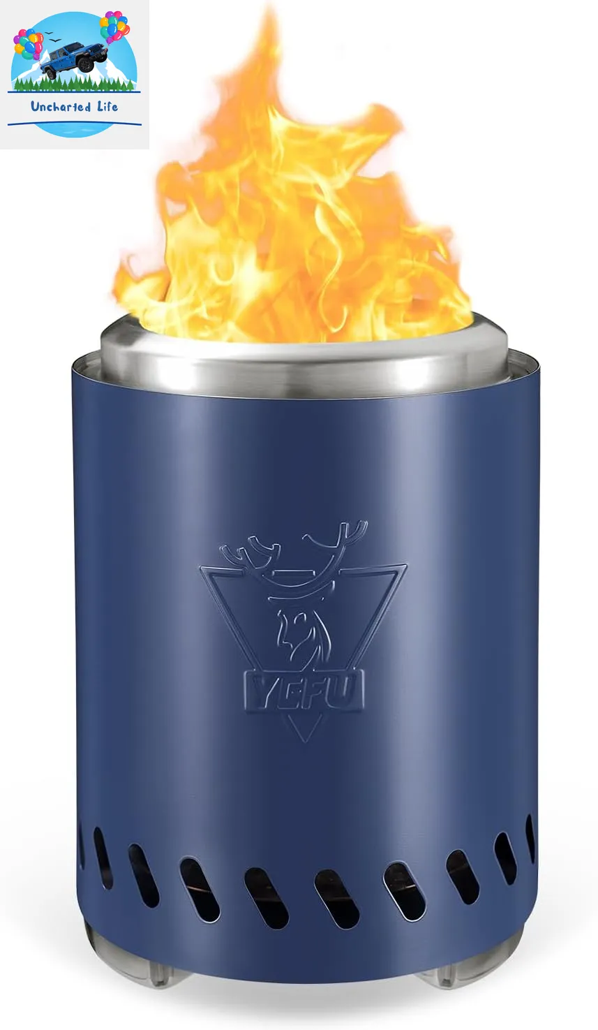 YEFU Tabletop Fire Pit: Portable, Smokeless Outdoor Experience