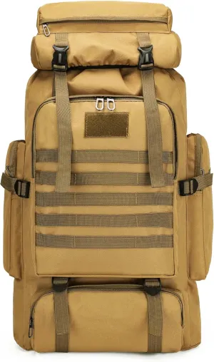 YFREAL 80L Hiking Camping Backpack,Hunting Backpack for Outdoor,Backpack Waterproof,Tactical Backpack for Men Women