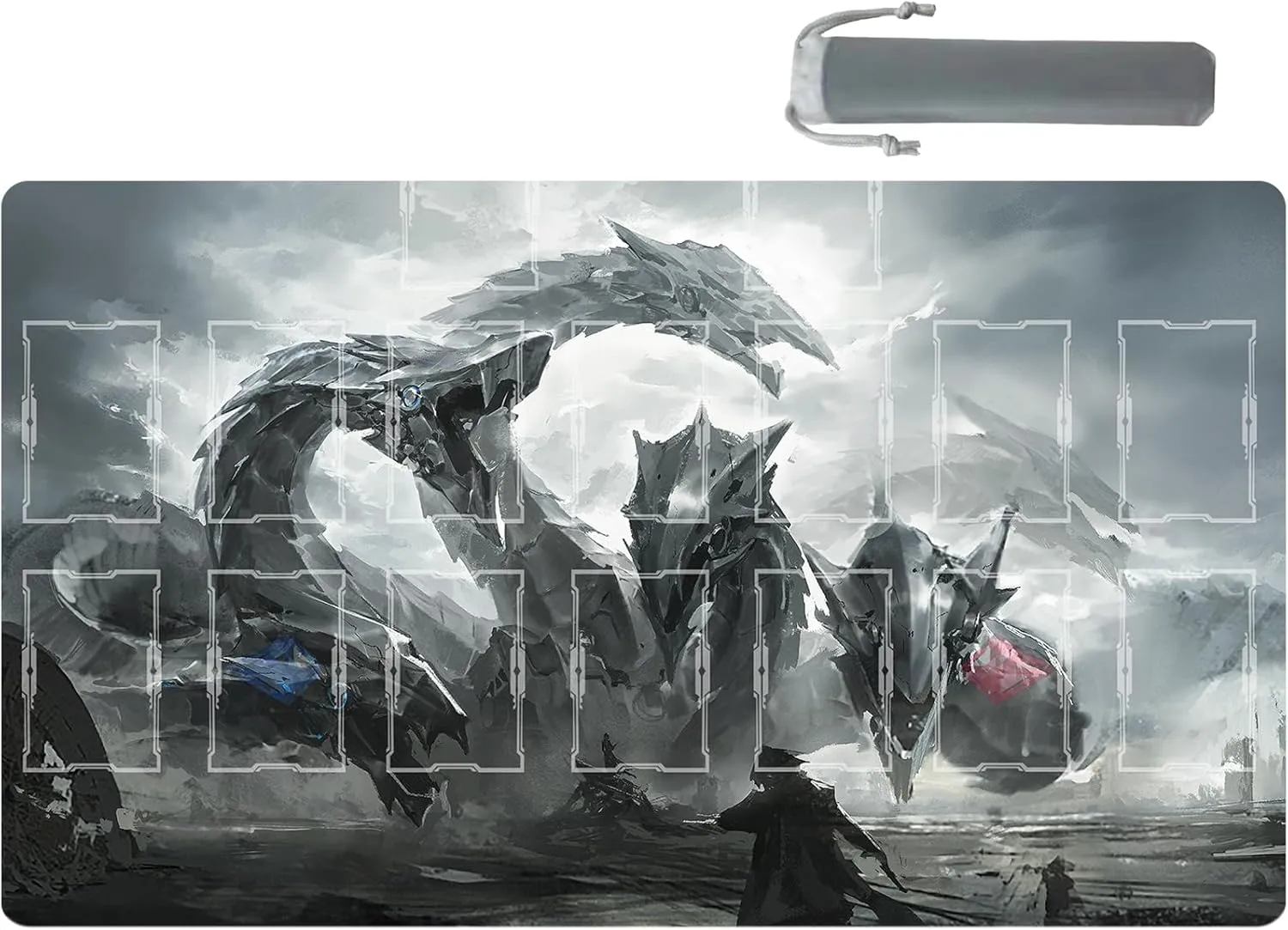 ygo playmat Duel Mat Gaming Competition Pad Mat Card Binder Deck 23.6x13.7in (12)