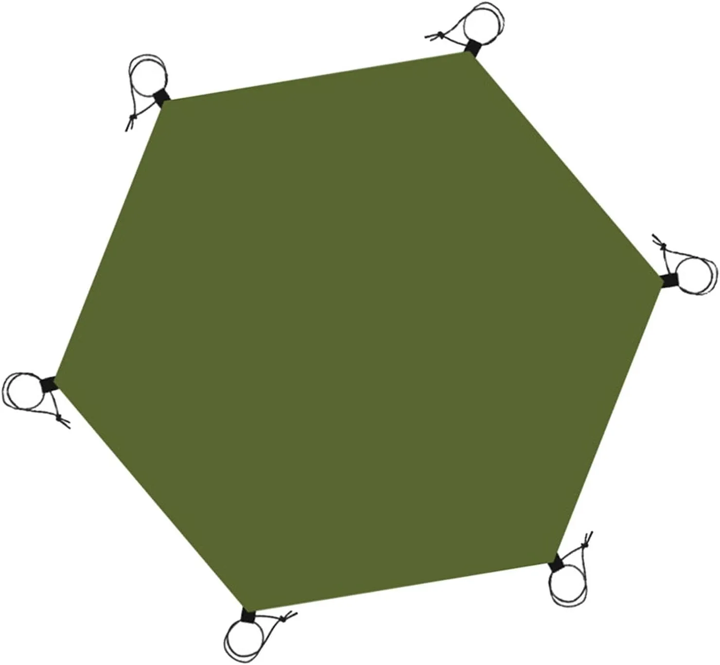 Yiju Hexagonal Ground Sheet for Camping and Outdoor Activities