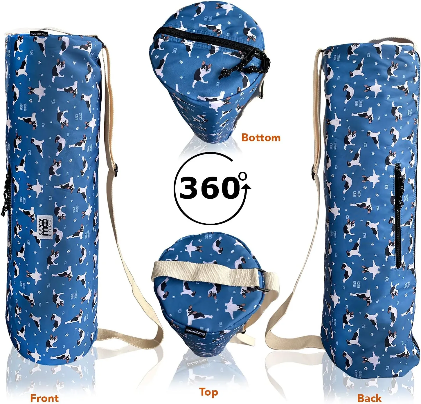 Yoga Mat Bag Cover Adjustable Strap Waterproof Light Weight Foldable