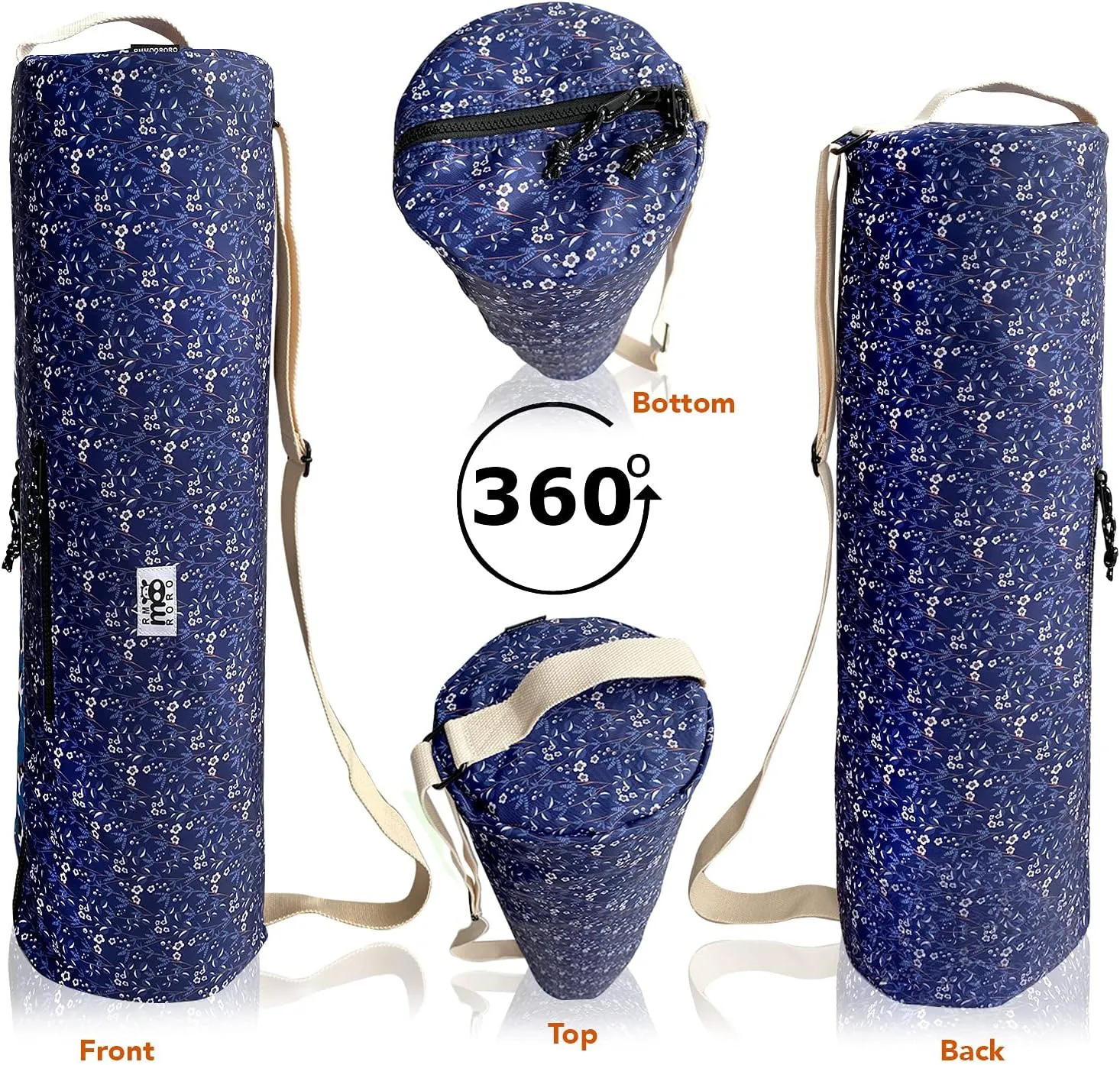 Yoga Mat Bag Cover Adjustable Strap Waterproof Light Weight Foldable