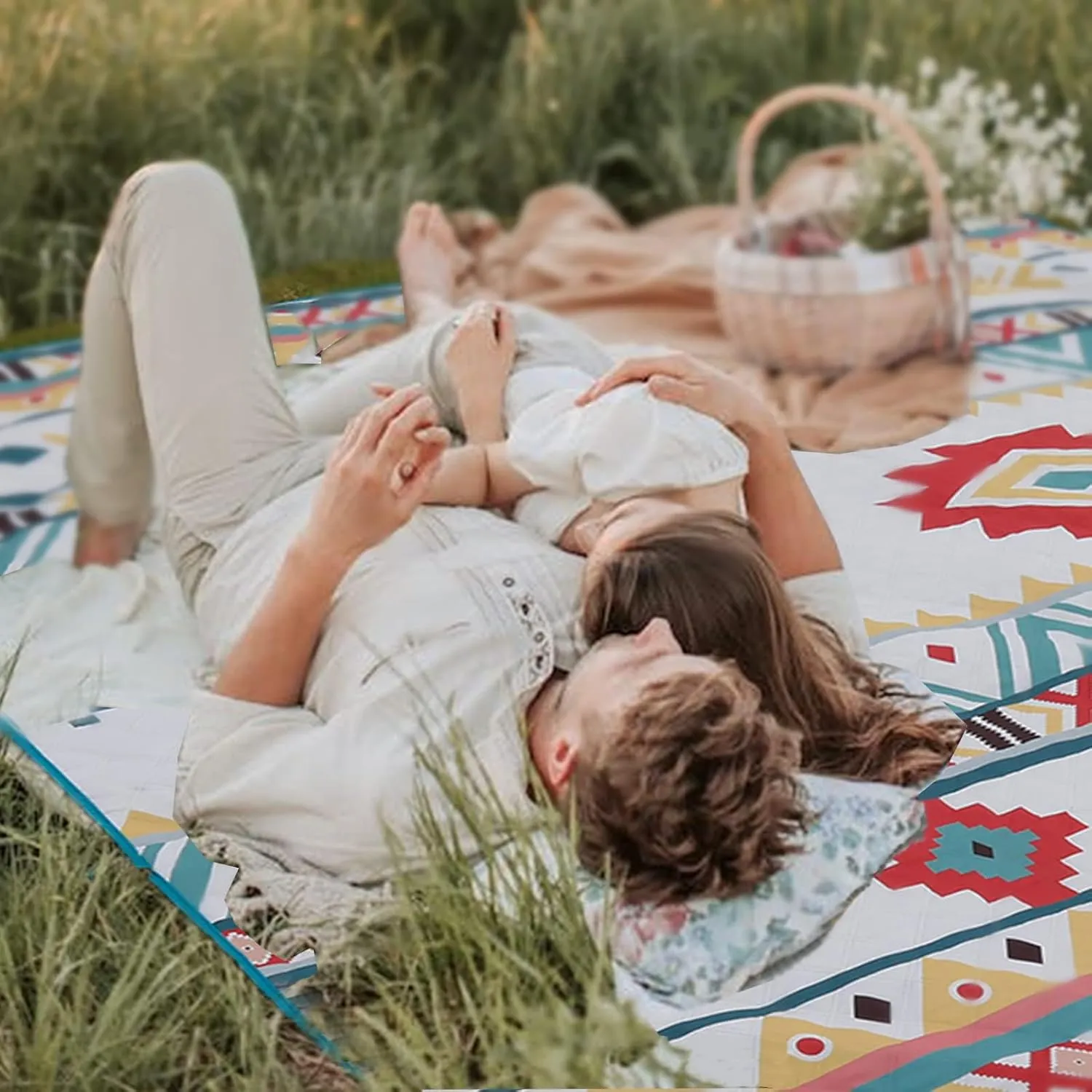 YRXRUS Picnic Blankets, Capybara Picnic Mat for Waterproof Foldable, 79”x79” Extra Large Thick, Sandproof Oversized Outdoor Mat, for Parties, Camping, Park, Travel, Grass Gifts