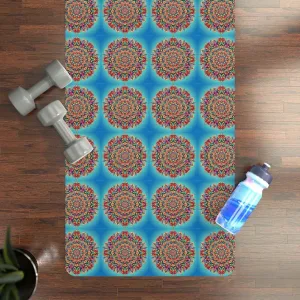 Zen Bloom Mandala Mat #ZenArtBliss.com