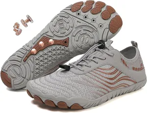 Zureto Grounding Shoes with Copper, Grounded Barefoot Footwear Hike Shoes for Womens Mens Soft Comfortable